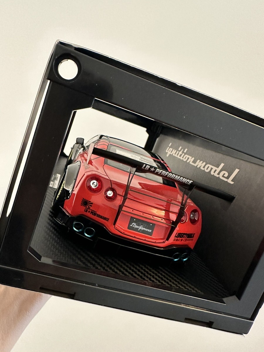 LB-WORKS Nissan GT-R R35 type 2 Black/Red IGNITION 1/18 LB-WORKS Nissan GT-R R35 type 2 Black/Red IGNITION 1/18