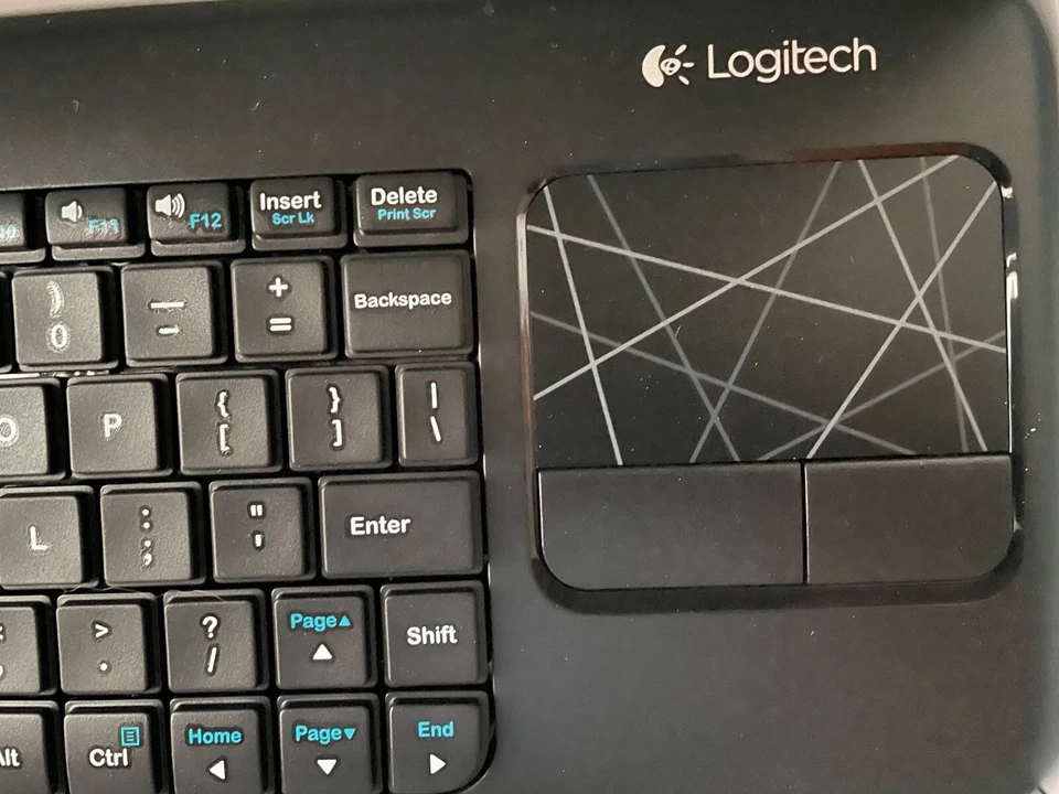 Logitech K400 Plus Wireless Touch Keyboard with Touchpad for PC connected TVs - Image 3 of 4