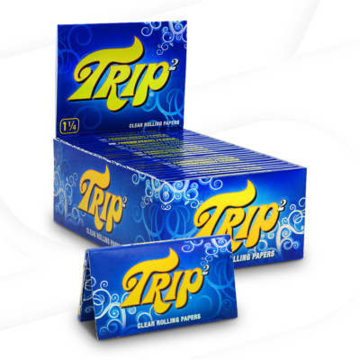 Trip 2 Clear Cellulose 1 1/4  rolling papers