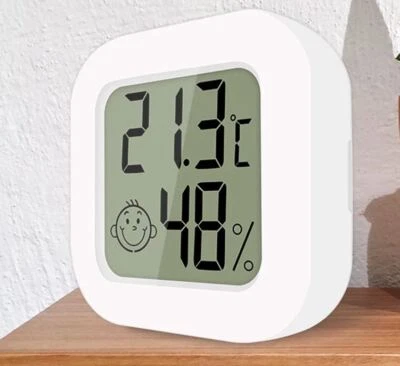Digital Hygrometer Mini Thermometer Luftfeuchtigkeit Temperaturmesser Slim Klein - Bild 1 von 3