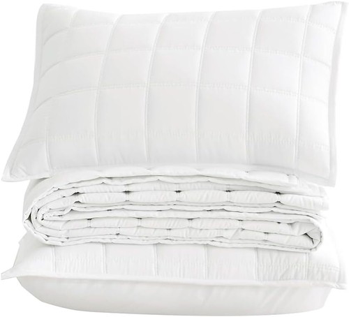 Chezmoi Collection Cosmo 3-teiliges Tencel Modalmischung quadratisch genähtes Quilt-Set - Bild 12 von 18