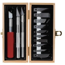 Ace Fixed Blade Hobby Knife Set Brown 1 pk