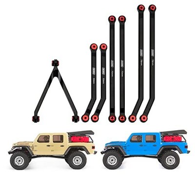INJORA High Clearance Chassis Links Set Black Links for SCX24 Gladiator AXI00005