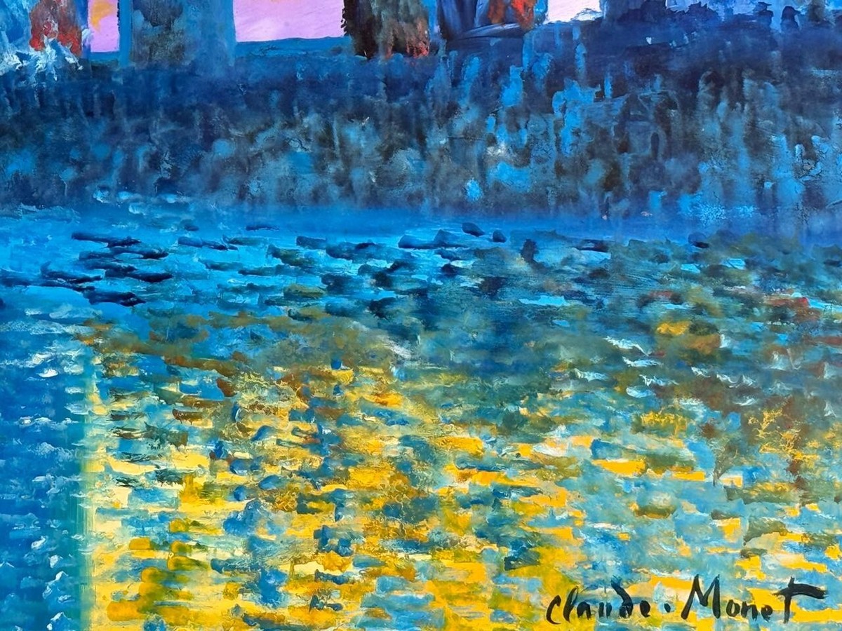 C. Monet 油彩画 1972年 C. Monet 油彩画 1972年 C. Monet 油彩画 1972年