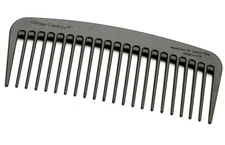 Chicago Comb Model 10 Carbon Fiber - wide tooth, detangling comb, Made in USA
