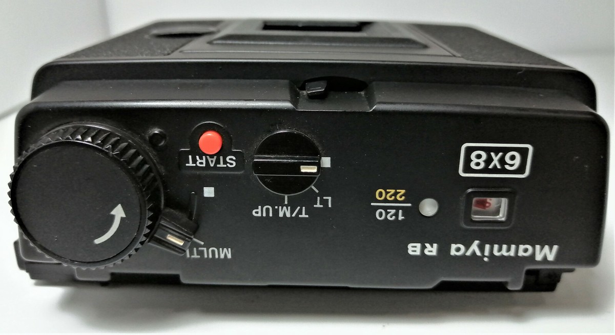 マミヤ Mamiya RB67 6x8 Motorized 120 220 MINT】 Mamiya RB67 120 220 6x8 Motorized Film Back For Pro