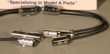 1928 And 1929 Model A Ford Headlight Sockets. A Pair Fits One Or Two Bulb System