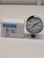 Ashcroft Pressure Gauge 20W1005 H 02L 6000 2" 1/4 NPT NEW IN BOX g12