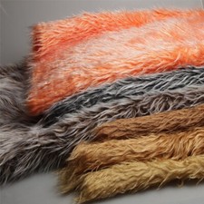 Soffice Riccio Peluche Pelliccia Sintetica Materiale Fai da Te Bambola Display