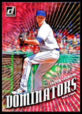 2019 Donruss Dominators Pink Firework #3 Jacob deGrom New York Mets