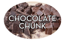 Chocolate Chunk Labels 500 per Roll Food Merchandise Store Stickers 1.25" x 2"