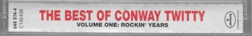 Conway Twitty The Best of Volume One: Rockin' Years (Cassette, 1991 Polygram) - Picture 3 of 3
