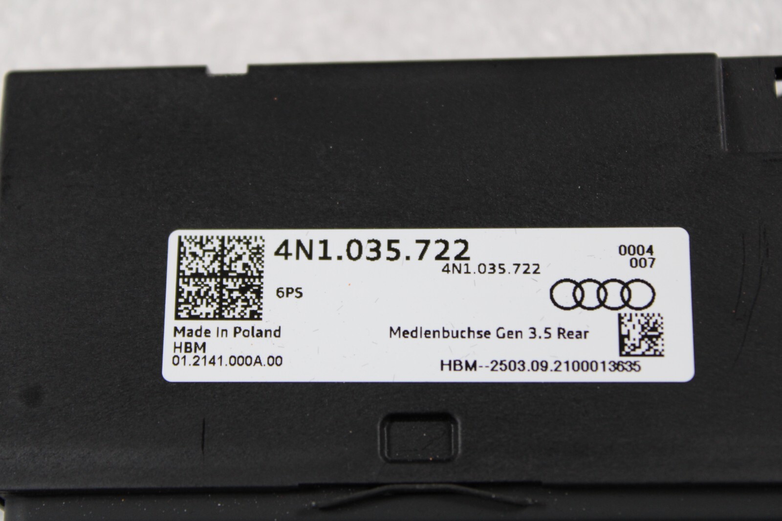 Lamborghini Urus, USB Plugs in Console, Used, P/N 4N1035722