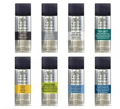 Winsor & Newton Profi Künstler SPRÜHLACK 150 / 400ml Aerosoldose 