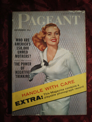 RARE PAGEANT November 1955 TINA LOUISE ELSA MARTINELLI JAYE P. MORGAN 