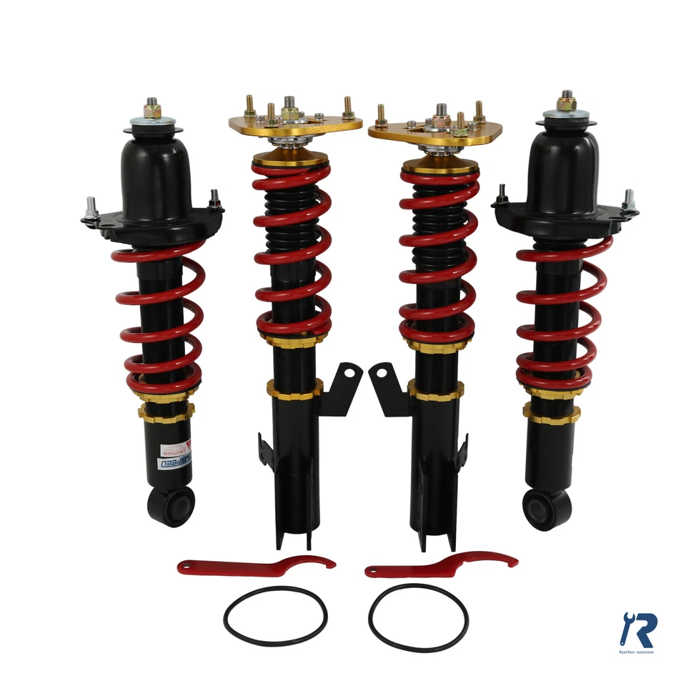 NUEVO Kits de amortiguadores de puntales de altura ajustables Coilovers aptos para Toyota 2009-2017 Foto 4 de 4
