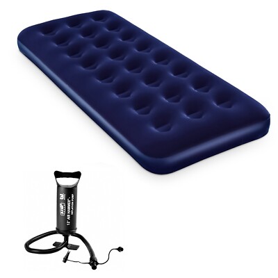 Bestway Single Flocked Airbed Inflatable Mattress Blow Up