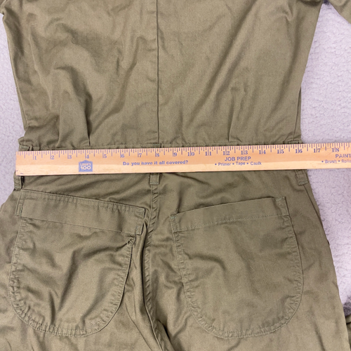 Vintage Military Utility Coveralls Mens 38S Green 90s OG-107 Propper Jumpsuit - Picture 9 of 12
