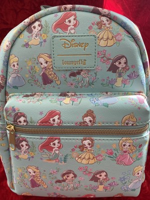 loungefly disney princess chibi mini backpack