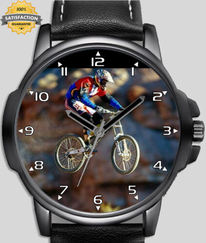 Mountain Bike Sport Unique Unisex Beautiful Wrist Watch UK FAST - Afbeelding 1 van 1