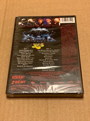 Songs From Tsongas YES 35th Anniversary Concert Sealed New 2 DVD