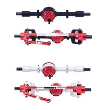 Metal Front and Rear Axle Set For WPL C14 C24 C34 C44 C54 B14 B24 1/16 RC Car