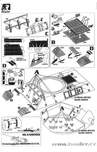 Hauler Models 1/48 M10 TANK DESTROYER Photo Etch Detail Set - Picture 6 of 6