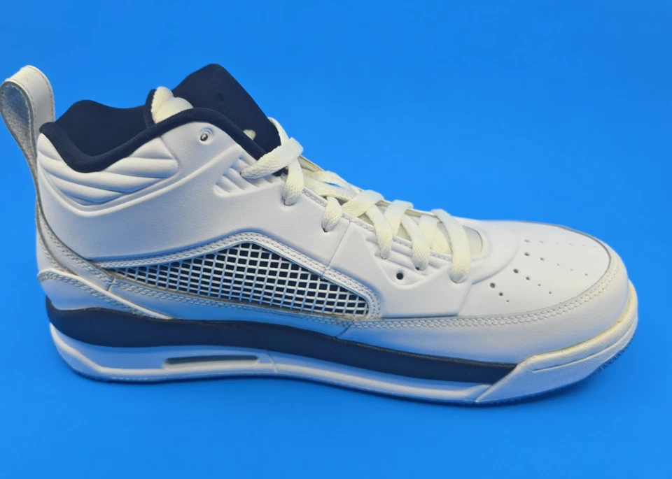 Nike Jordan Flight Hombres Zapatos Atléticos Blancos 9.5 Corte Alto Medio Leyenda Con Cordones Foto 3 de 4