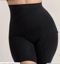 Empetua High Waisted Shaper Shorts Womens Small S Black Shapewear Bottoms NEW