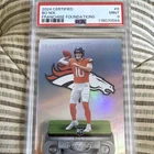 Panini 2024 Certified Franchise Foundations Bo Nix Broncos #8 Rookie PSA 9 Card