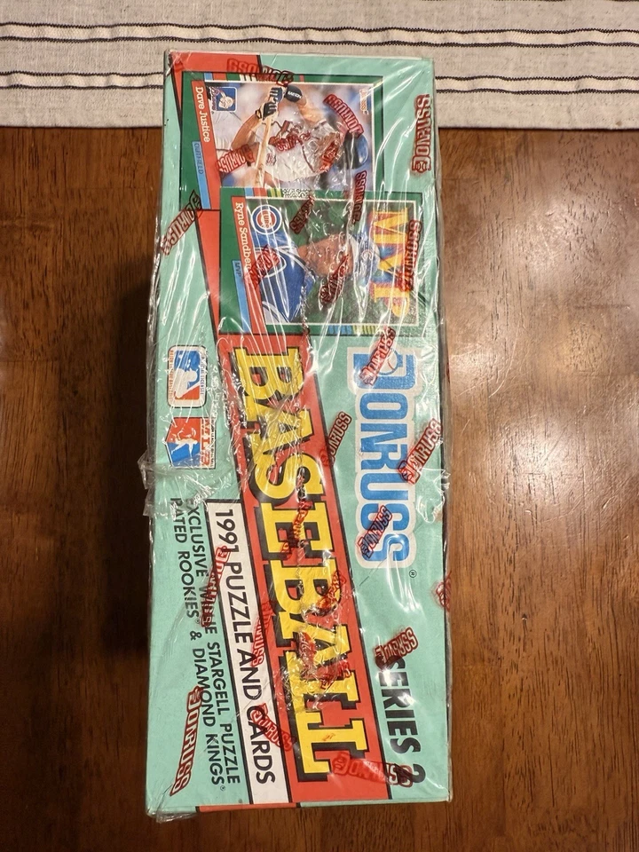 Восковая коробка 1993 Fleer Ultra серия 1 для бейсбола — запечатанная — вставки Home Run Kings - Изображение 2 из 4