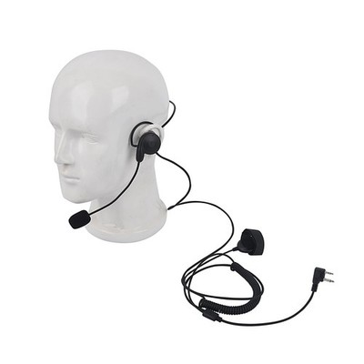 Pdflie AVPH5 Earpiece for Midland Icom Walkie Talkie Behind Head PTT Headset