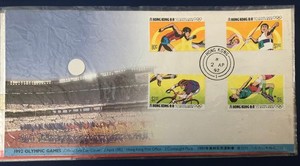 Hong Kong Scott # 624-627 Olympic Games First Day Cover 