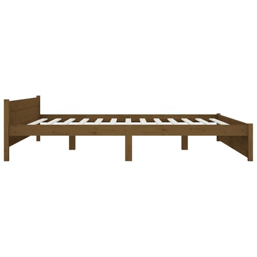 King Size Bed Frame Solid Pine Wood Timber Slats Legs Mattress Base Platform - Picture 6 of 9