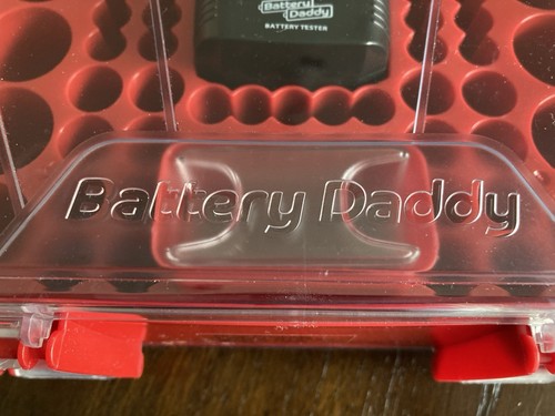 Battery Daddy Storage System Case With Tester Double Sided Holds 150 Batteries - Picture 2 of 5