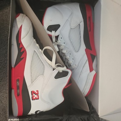 Air Jordan 5 Retro OG (Whitefire Red/Black