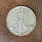 1942 D Liberty Walking Half Dollar Silver Circulated Business Strike Denver
