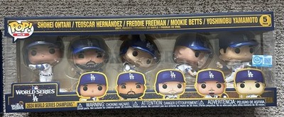 Los Angeles Dodgers 2024 MLB World Series Champions 5-Pack Funko