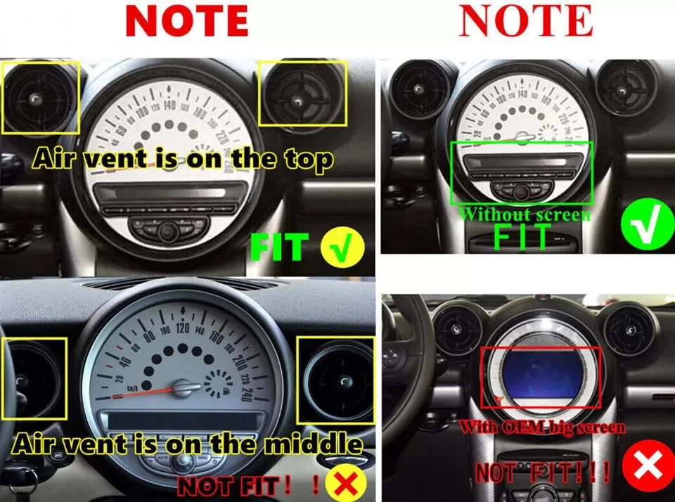 Для BMW Mini Cooper Countryman 2011-2016 Android 13 автомобильное стерео радио GPS SWC - Изображение 4 из 4