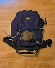 Kelty Tioga Classic 5500 External Frame Hiking Backpacking Backpack Purple