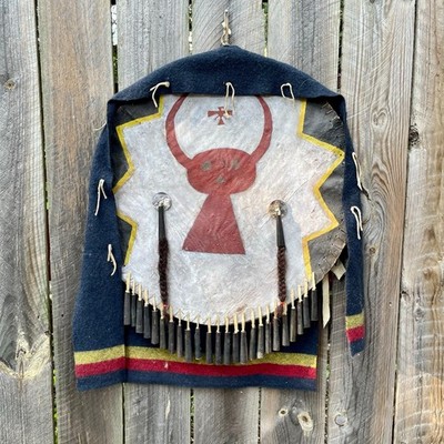 Contemporary Northern Plains Buffalo Shield by Rod Steiner, Santee Sioux