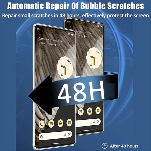 For Google Pixel 8 7 6 Pro 7A 6A Full Cover Hydrogel Film Screen Protector HD - Picture 12 of 15