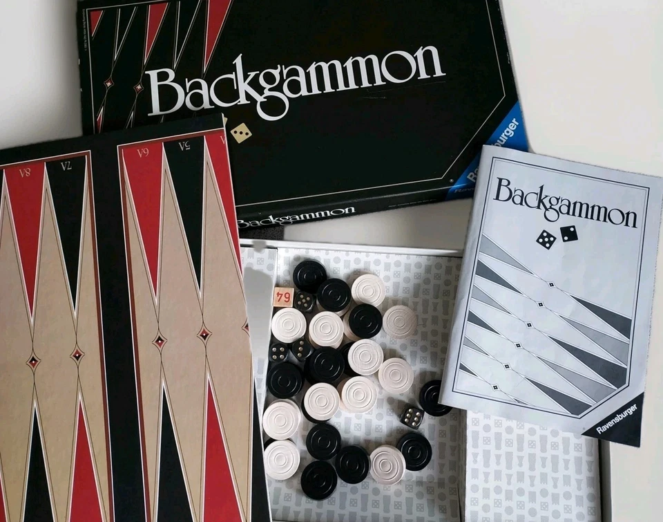 Backgammon - für 2 Spieler - Ravensburger 1982 Sehr Gut / Vollständig - Bild 3 von 3