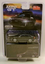 AUDI RS 6 AVANT MYTHOS BLACK METALLIC MIJO TSM MODEL MINI GT DIECAST 2021