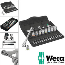 Wera Ratchet Socket Set 28 Piece 8100 SA 8 1/4" Drive Metric Zyklop 05004018001