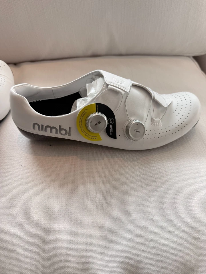 Zapatillas de ciclismo Nimbl nuevas, nunca usadas-Exceed Ultimates; talla 44/US 10  Foto 4 de 4