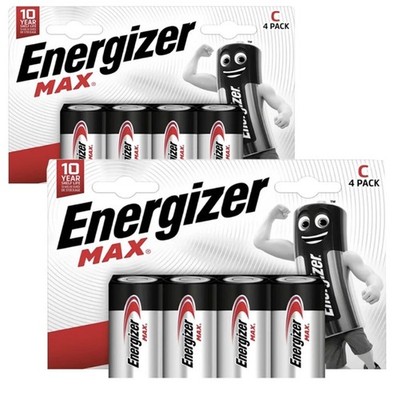 Riesiger 12er Pack Energizer Max C LR14 MN1400 1,5V Alkaline Batterien *2035 Ablauf*