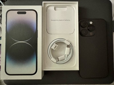 iPhone 14 Pro 128GB Schwarz ohne Simlock Schutzhülle Displayschutz