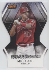 2021 Topps Stadium Club Triumvirates Orange 13/50 Mike Trout #T-14 0zd5