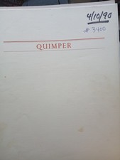 Quimper Pottery Faience No. 4 Seven (7) Quimper pottery auction catalogues
